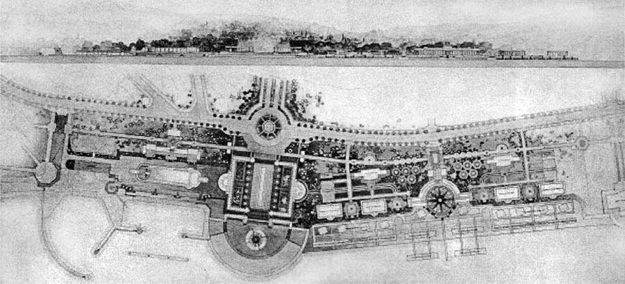 Проект лечебно климатического комплекса, Сочи, 1937 Проект лечебно климатического комплекса, Сочи, 1937